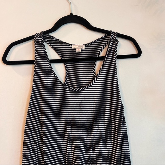 GAP Navy/White Stripe Dress - Size L - Picture 2 of 5